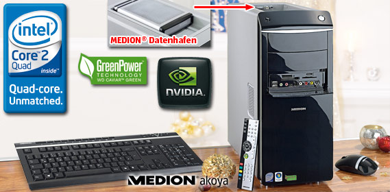 Der Multimedia PC MEDION AKOYA P7300 D